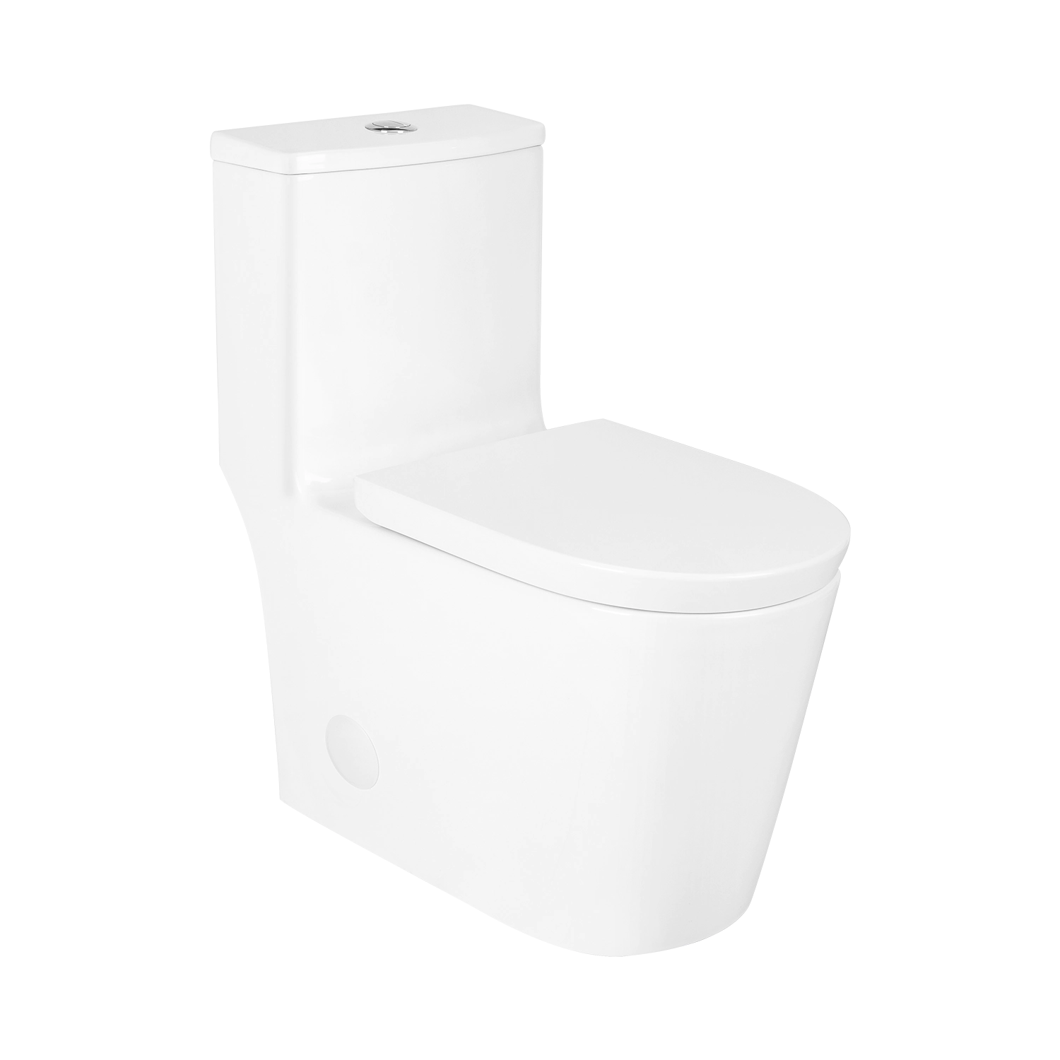 vitreous china one piece toilet MA-3135, bathroom one piece skirted elongated europe toilet